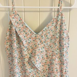 Altar'd State Sage Floral Dress